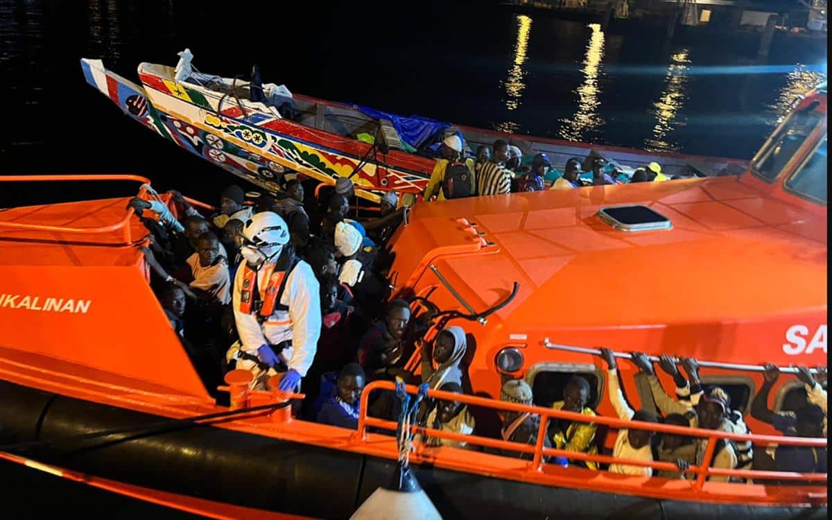 Sigue el drama de la ruta canaria: 232 personas se juegan la vida este fin de semana para llegar a las Islas