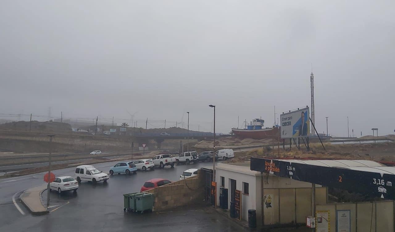 La borrasca Óscar deja 37 litros en La Palma y rachas de 95 km/h en Tenerife