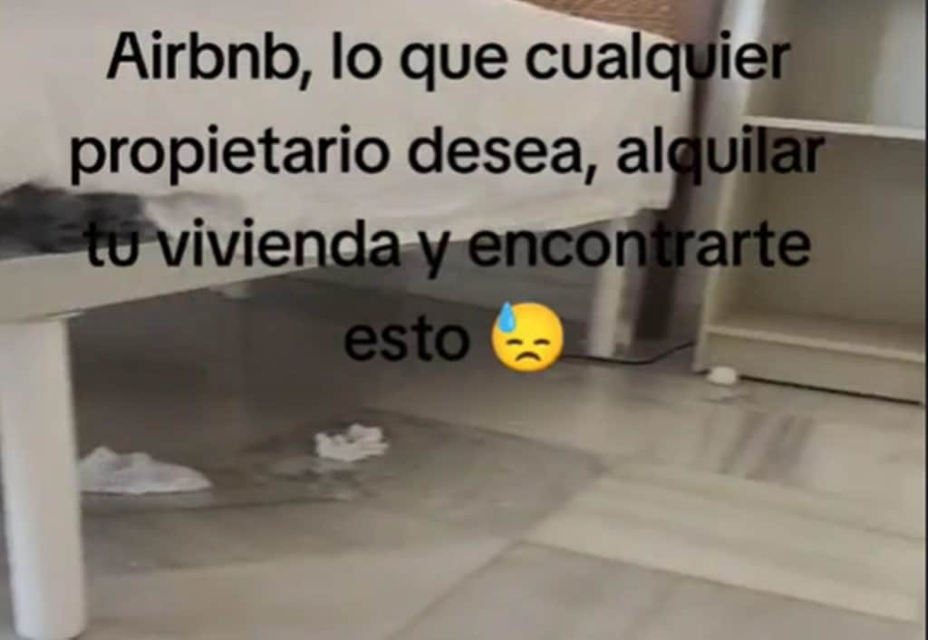 Alquila su piso en Airbnb y se hace viral en TikTok con un vídeo que muestra cómo se lo han dejado en solo cuatro días