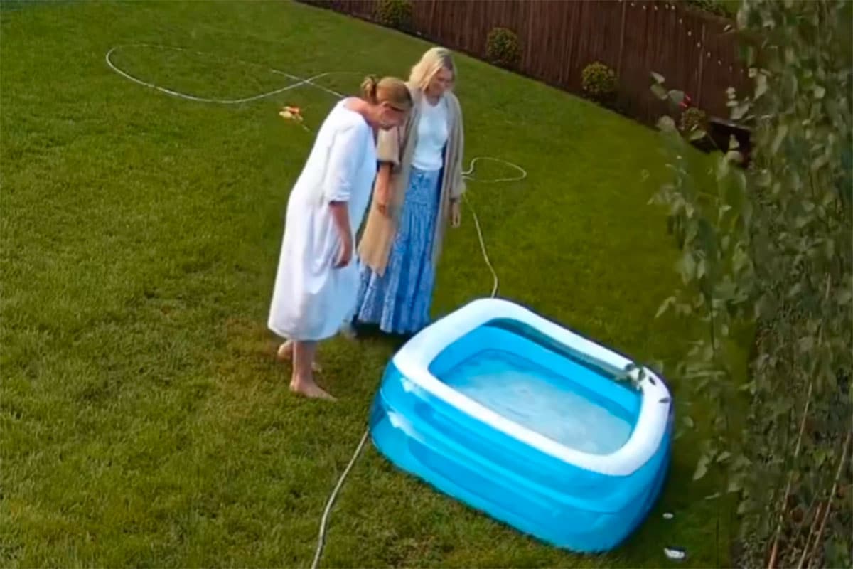 El desternillante vídeo sobre cómo no vaciar una piscina hinchable