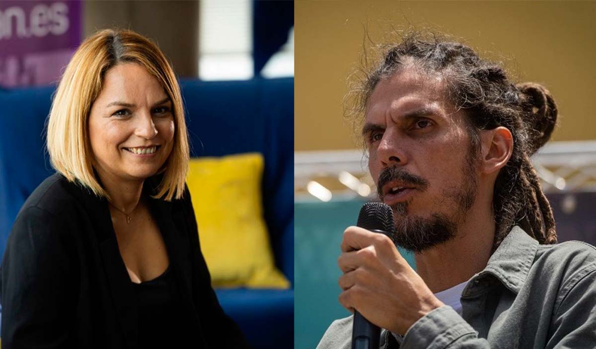 Noemí Santana y Alberto Rodríguez, cabezas de listas de Sumar en Canarias
