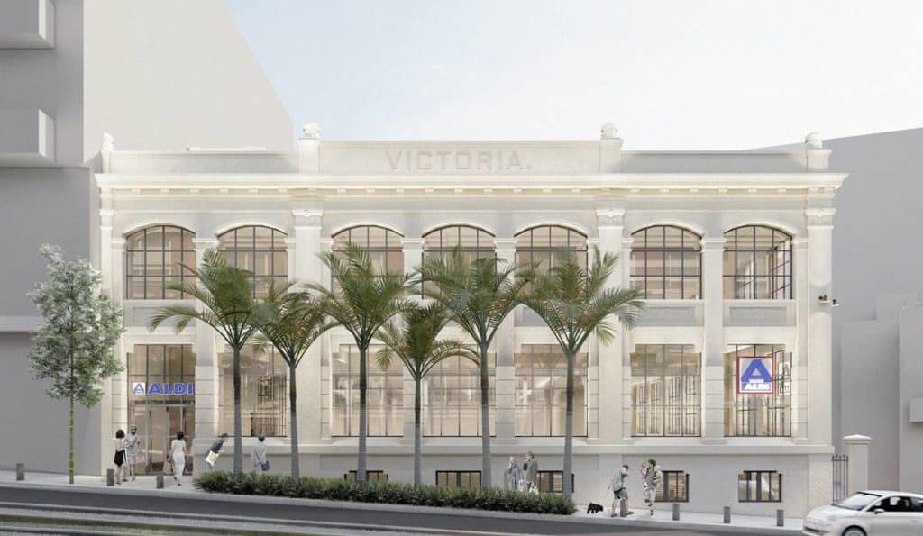Un espectacular edificio abandonado en Santa Cruz albergará uno de los supermercados de moda en España