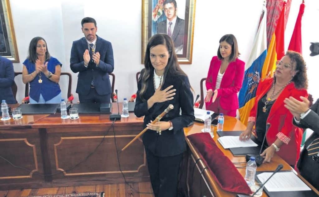 La nueva alcaldesa de Arona, Fátima Lemes, mantiene su salario en el nivel de su antecesor. DA