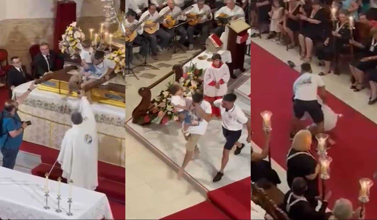 Segunda parte del hombre que apareció corriendo en una iglesia de Tenerife: pidió perdón de rodillas