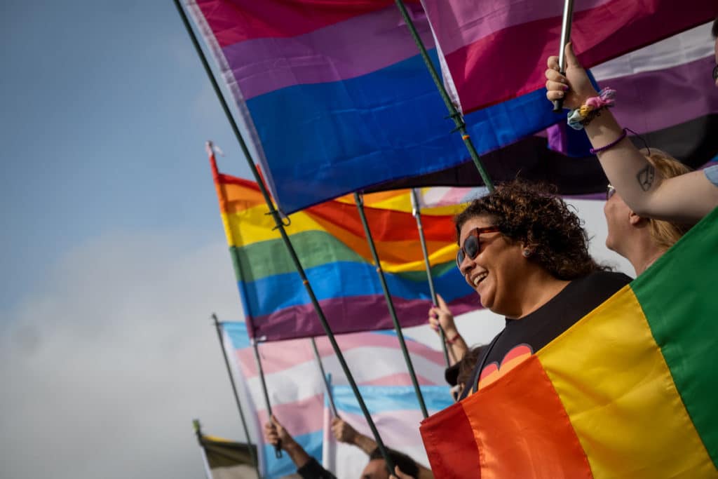 Miles de personas se manifiestan por el Orgullo LGBTIQA+ en La Laguna