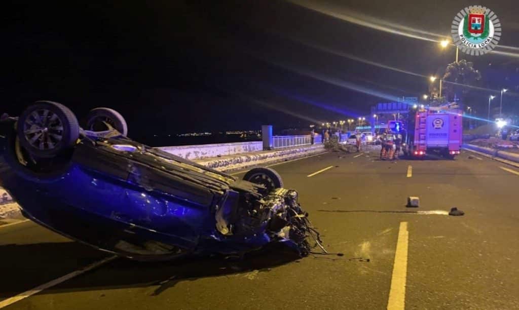 Fin de semana trágico en las carreteras canarias: un fallecido y doce heridos en distinto accidentes