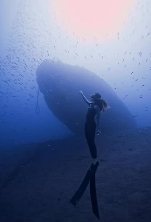 Sumergida en la pasión: Amanda Negrín, la joven apneísta que explora las profundidades de Tenerife