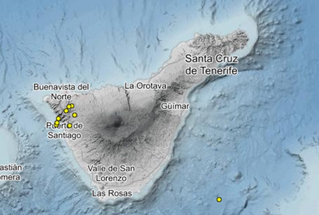 Detectados más de 112 terremotos en Tenerife en las últimas 24 horas