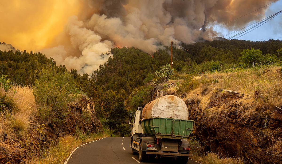 Origen del incendio de La Palma