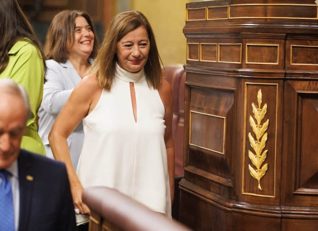 Francina Armengol, elegida presidenta del Congreso con mayoría absoluta en la primera votación