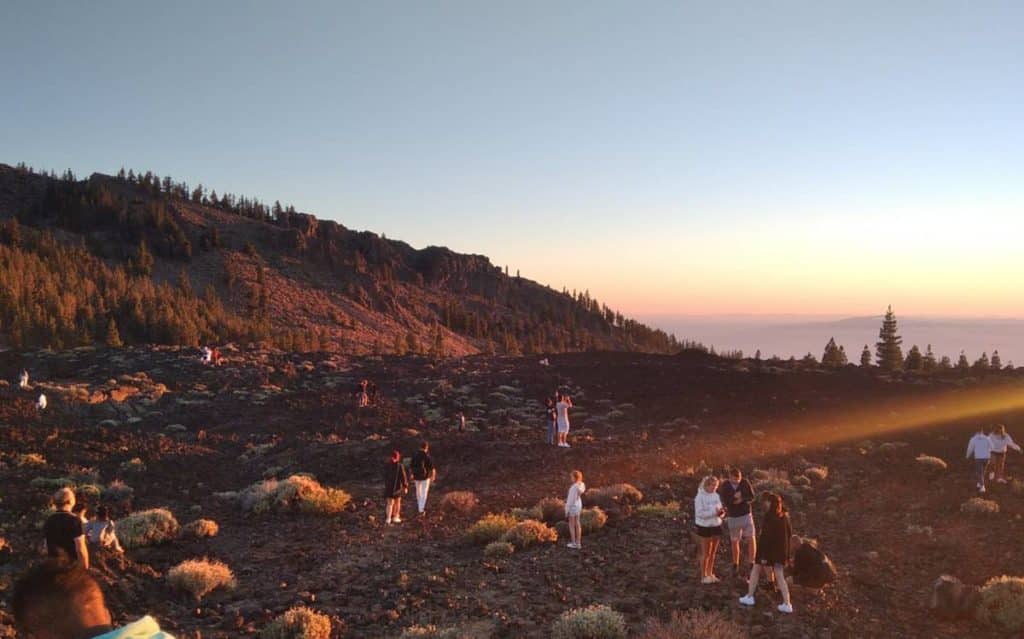 La imagen de Pico Viejo, en el Parque Nacional del Teide, que demuestra que todo vale por una foto: "Un disparate"