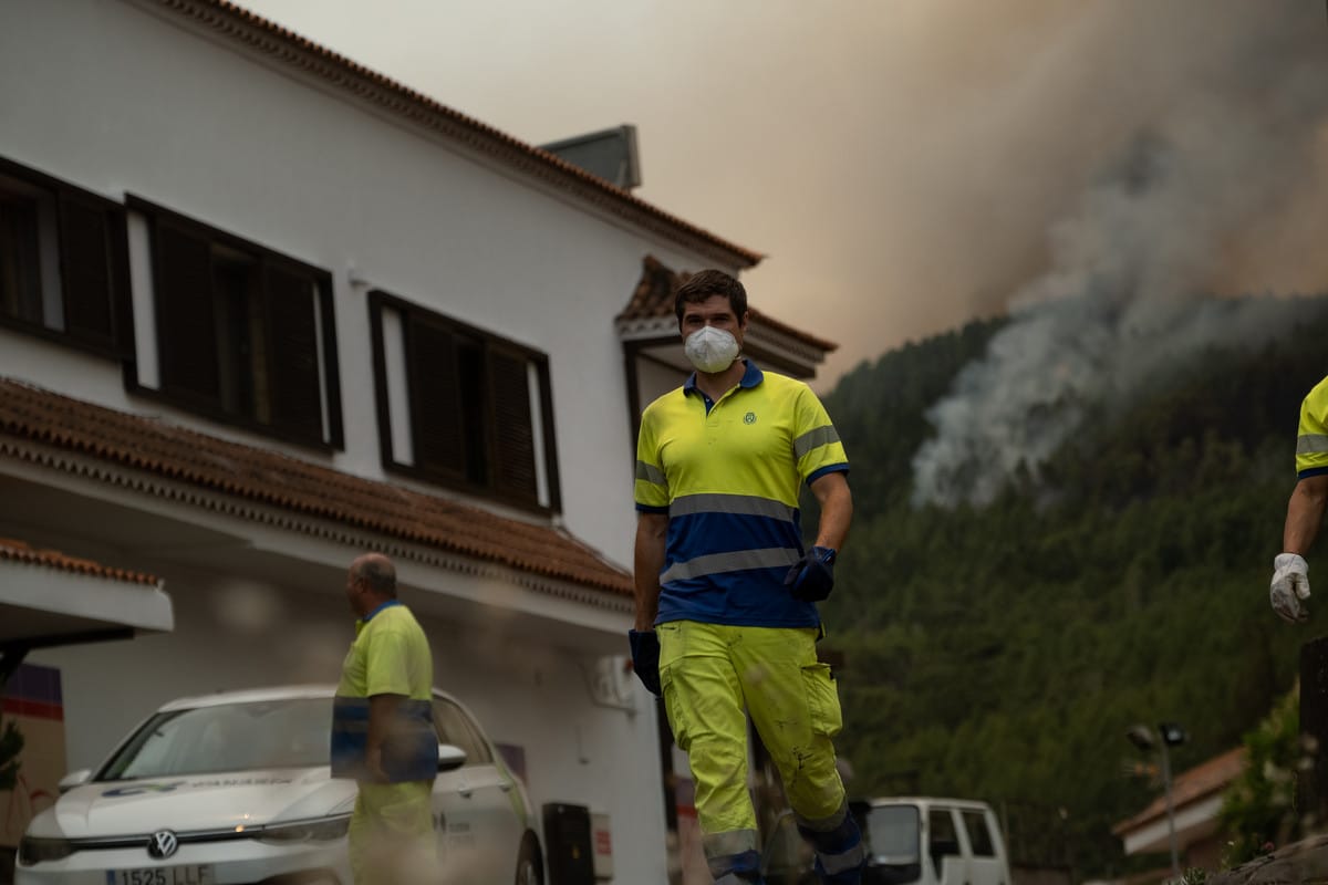 Incendio en Tenerife. Fran Pallero