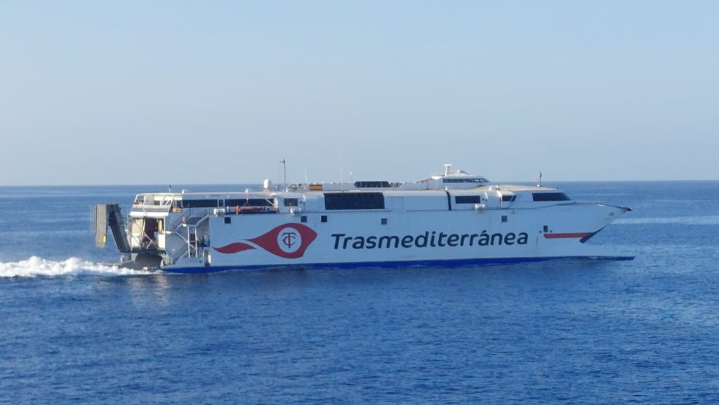 Nuevo buque de alta velocidad entre San Sebastián de La Gomera y Los Cristianos