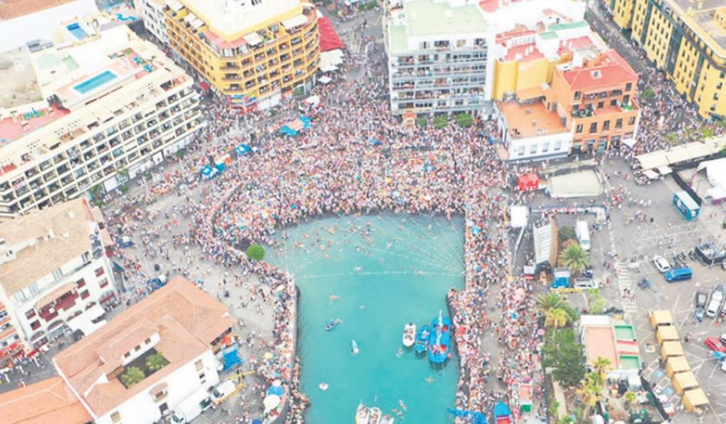 Casi 200.000 personas en las fiestas de julio del Puerto de la Cruz