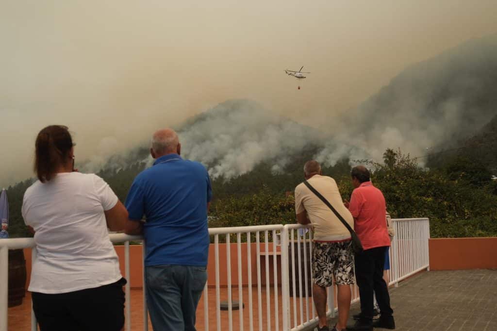 Incendio en Tenerife. Fran Pallero