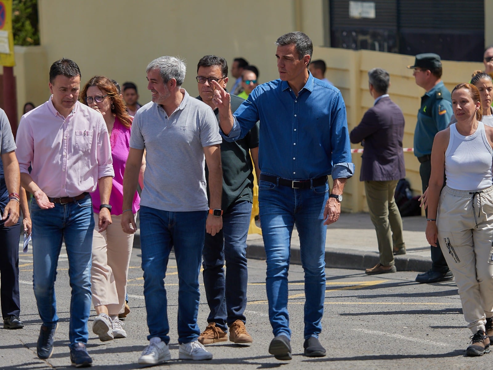 Sánchez en Tenerife. Tony Cuadrado