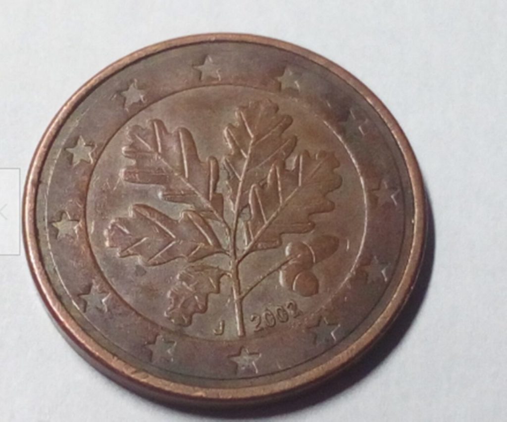 El misterio de la moneda de 5 céntimos de Alemania de 2002