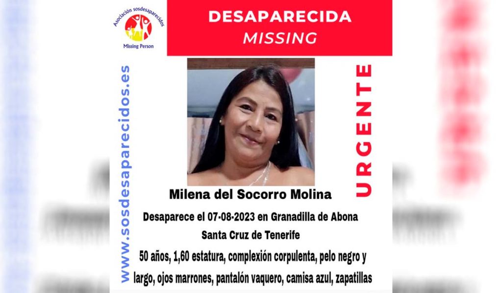 Buscan a Milena, desparecida en Tenerife
