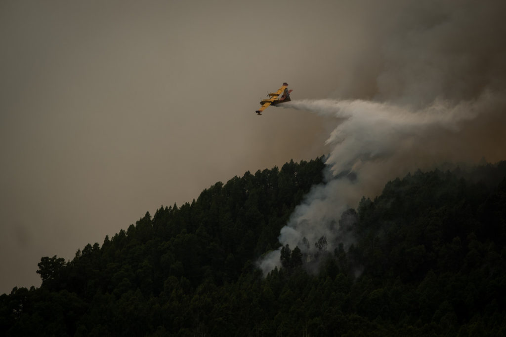 El incendio, que aún se halla en la fase de estabilización, ha afectado a cerca de 14.700 hectáreas de 12 municipios. Fran Pallero