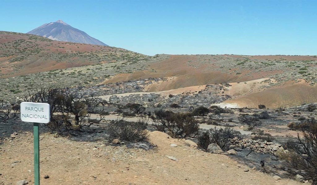 Hasta 600.000 euros de multa por entrar sin permiso en la zona del incendio de Tenerife
