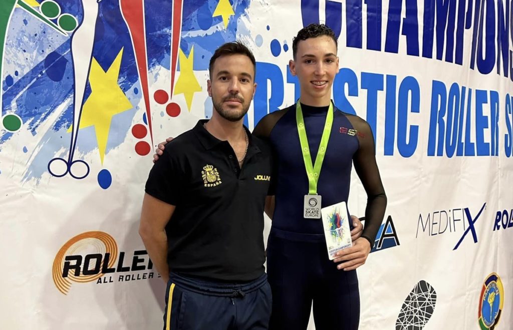 Carlos Prieto, el patinador tinerfeño subcampeón de Europa gracias a la solidaridad