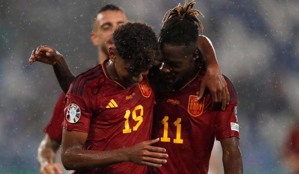 España golea a Georgia en la fase de calificación para la Eurocopa (1-7)