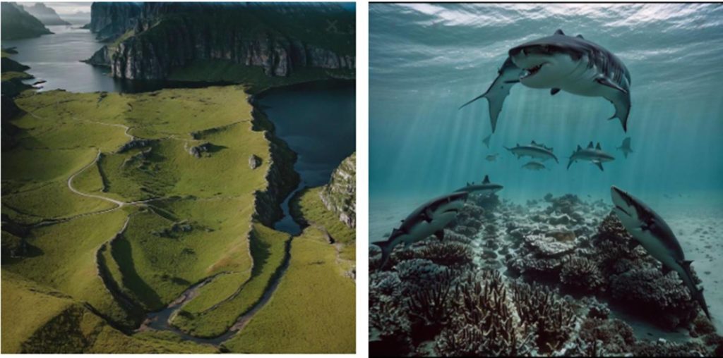 ¿Puedes adivinar cuales son los artistas tras estos paisajes creados con IA?
