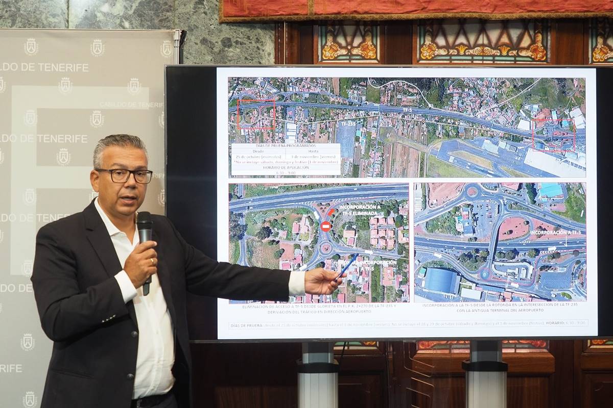 El Cabildo comenzará a aplicar el cierre del acceso de Guamasa a la TF-5 a partir del miércoles