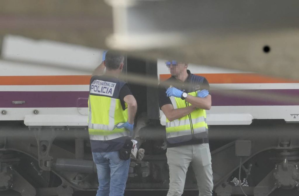 El tren donde se ha hallado el cadáver de Álvaro Prieto no se había movido desde agosto
