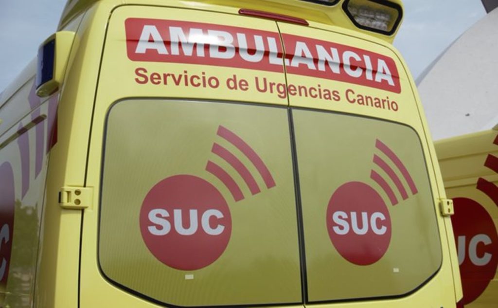 Un joven resulta herido en el vuelco de su vehículo en Tenerife