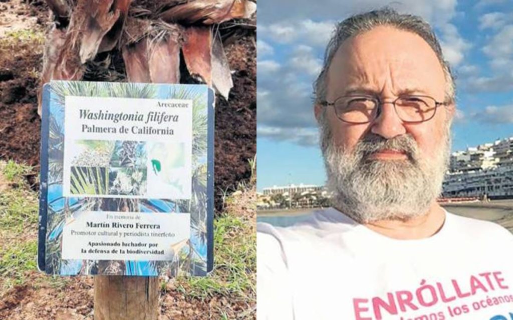 La plataforma medioambiental Plamta homenajea en Madrid a Martín Rivero