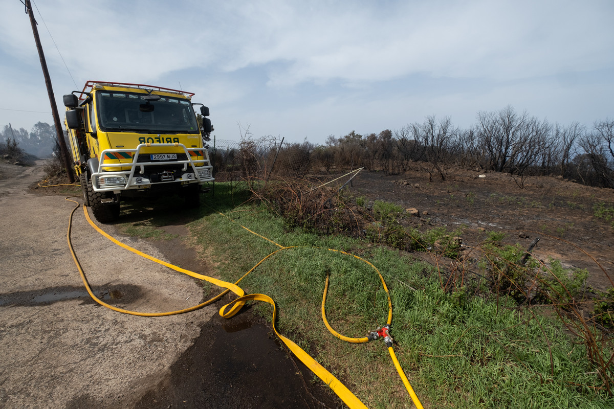Los puntos calientes del incendio de Tenerife están aumentando