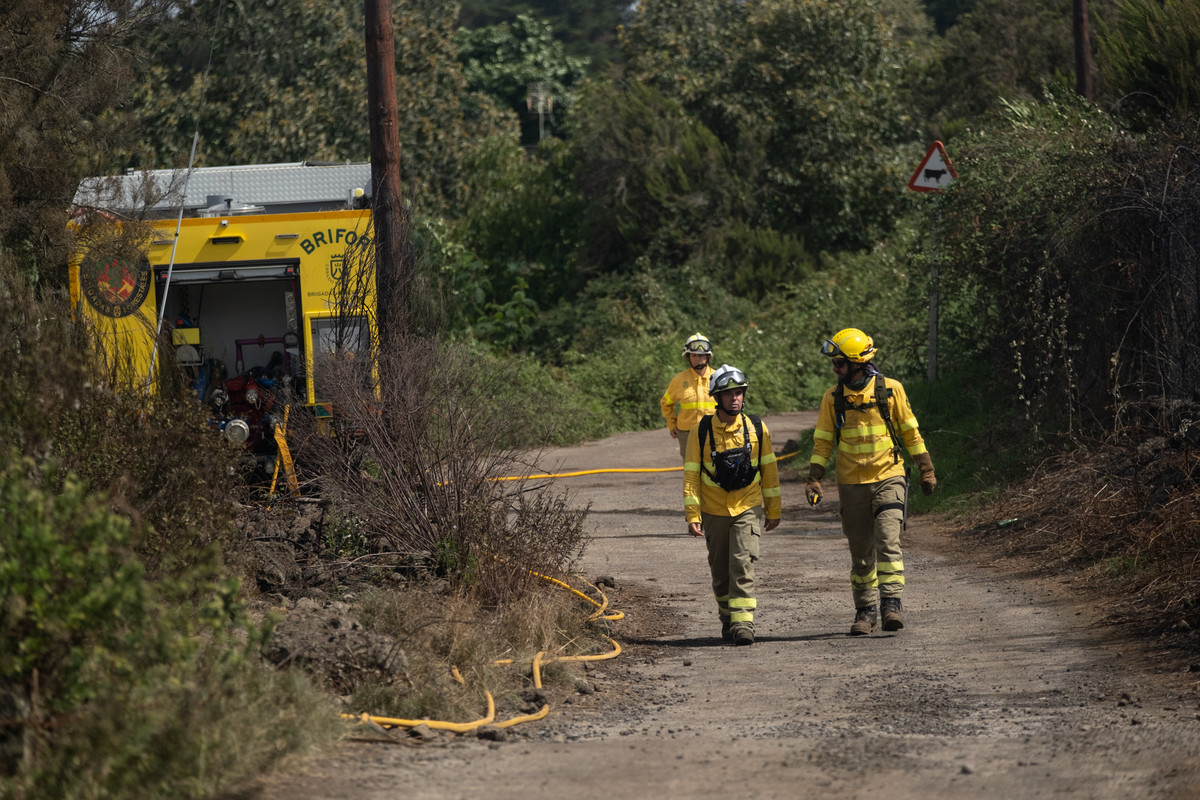 Estabilizados los focos principales del incendio de Tenerife que afecta a 30 hectáreas