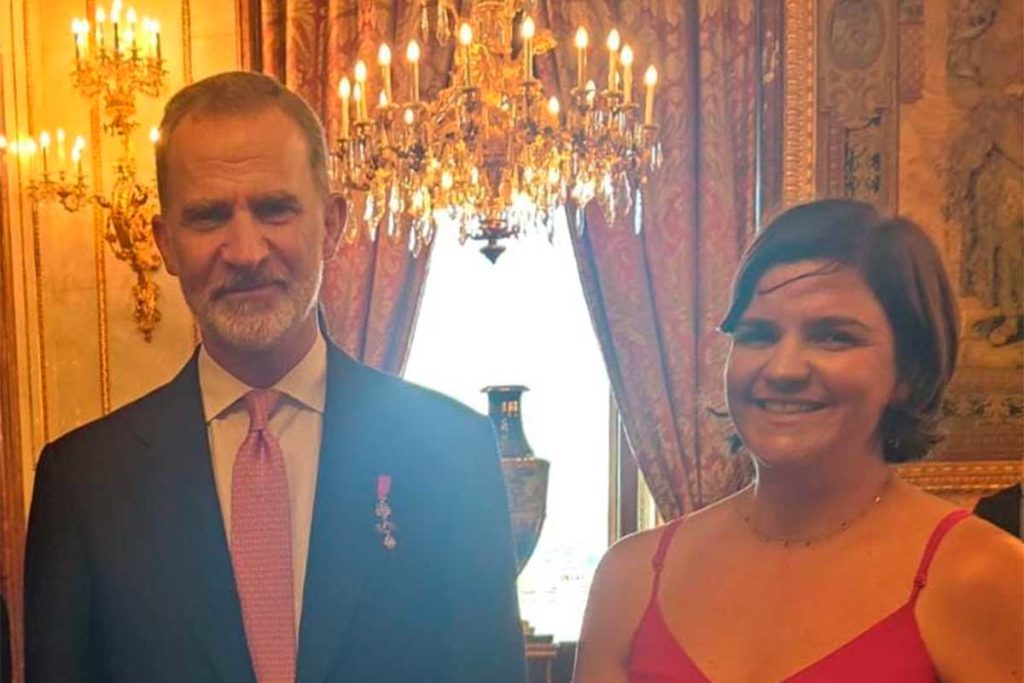 Activoz representa a la sociedad canaria en la recepción de la Casa Real