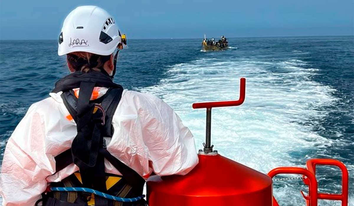 Más de mil personas rescatas en la ruta migratoria canaria este fin de semana