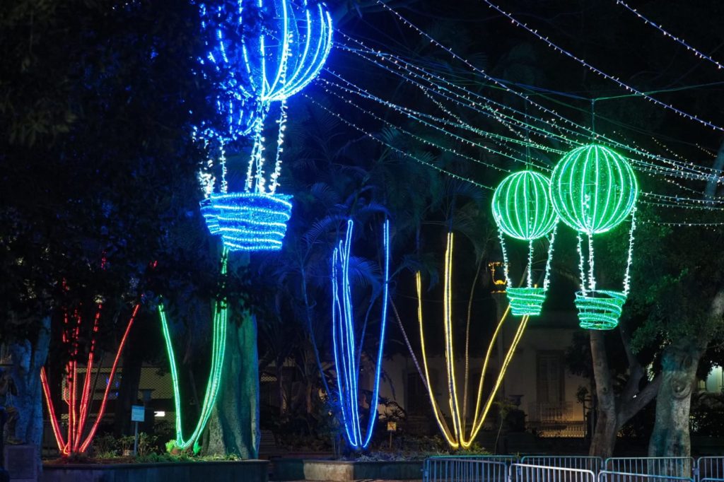 Santa Cruz de Tenerife utilizará dos millones de bombillas para su Navidad