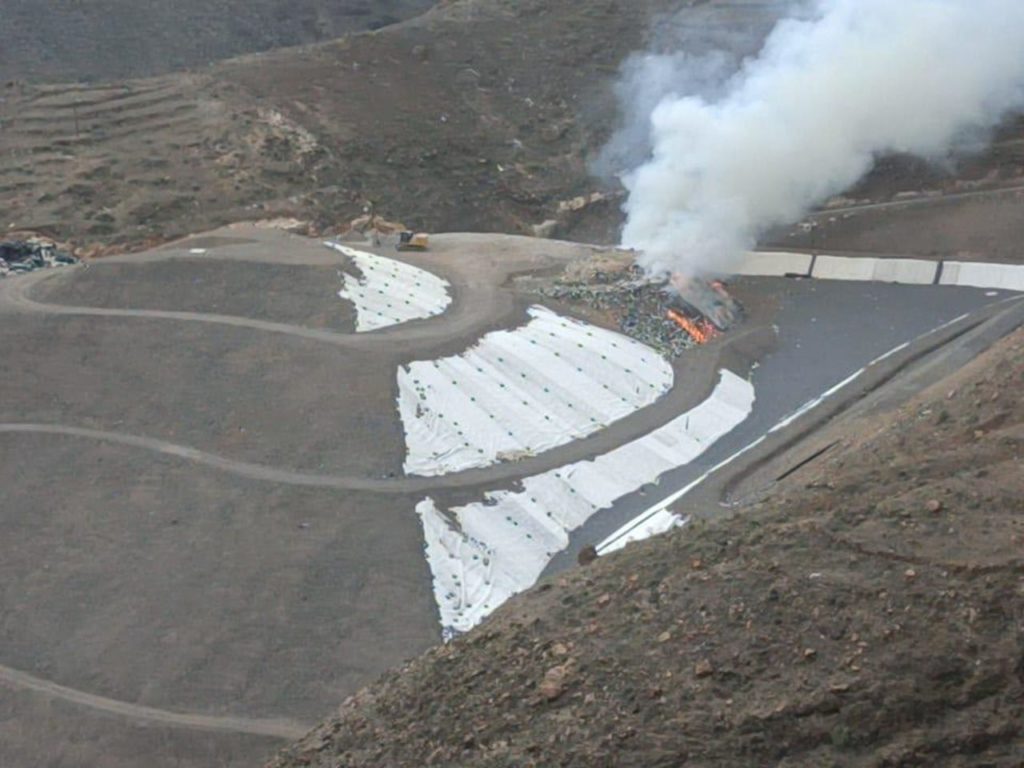 Conato de incendio en el complejo ambiental de El Revolcadero, en La Gomera