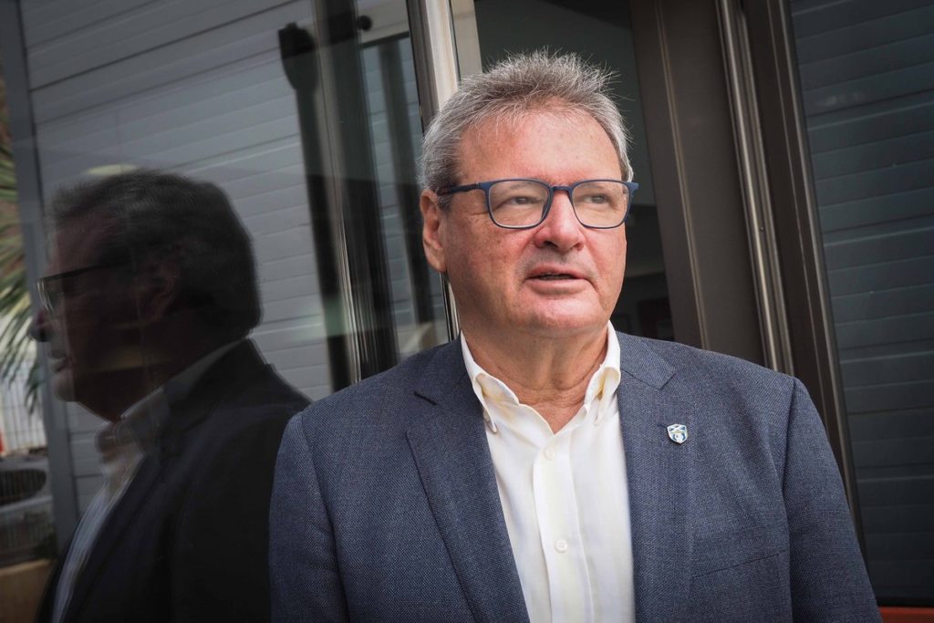 Sergio Batista, presidente de la UD Costa Adeje Tenerife Egatesa. /Fran Pallero