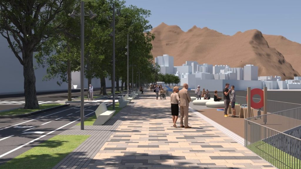 La Avenida de Anaga se prepara para una "transformación integral" con la creación de una vía 100% sostenible y la renovación del paseo peatonal