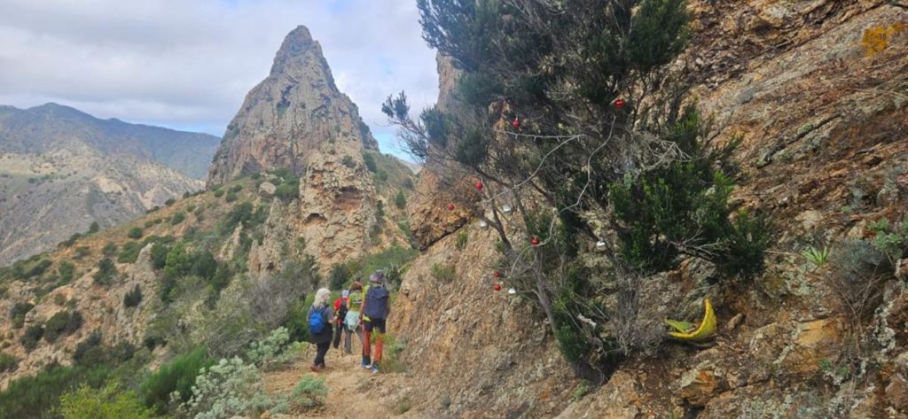 La Gomera acoge a más de 250 senderistas de todo el Archipiélago. DA