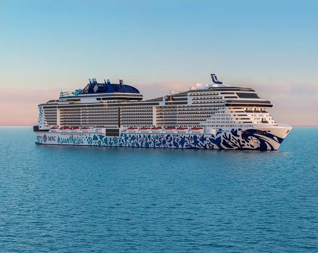 Así es el MSC Euribia, el gigante que llega por primera vez al Puerto de Santa Cruz de Tenerife