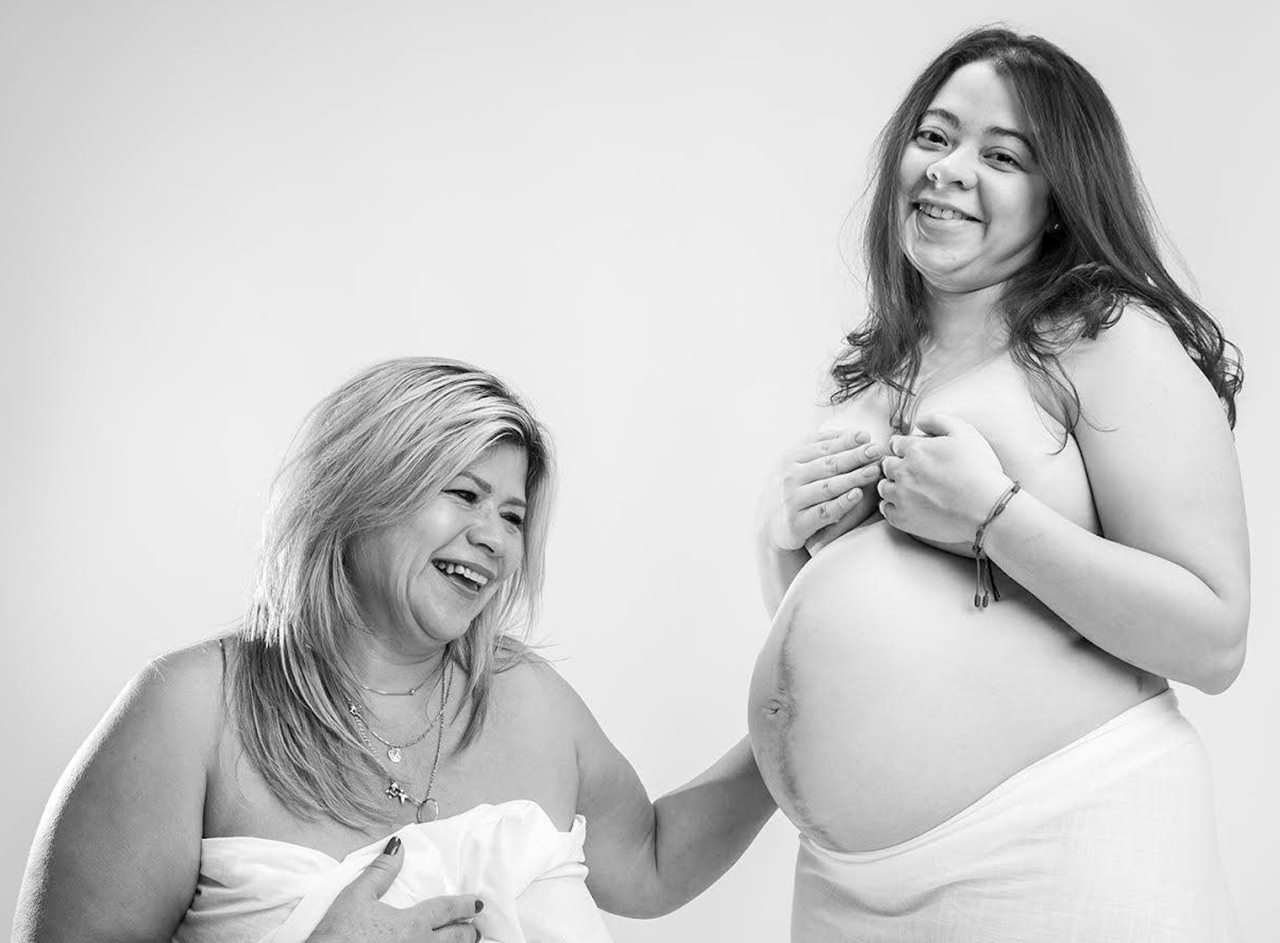 Mayra, la joven de Tenerife que nació sin útero, da a luz a su primer hijo. Ferney Alonso (@Molotoco)