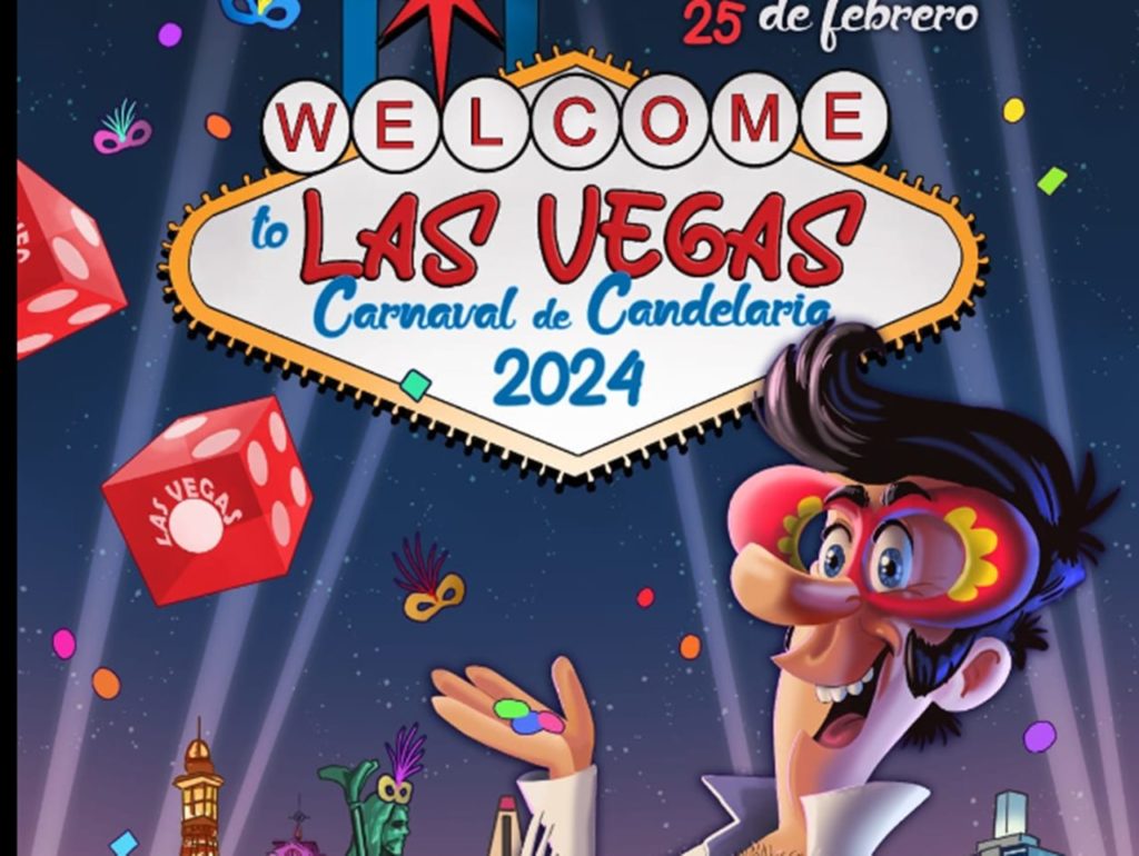 Cartel del Carnaval dedicado a Las Vegas. DA