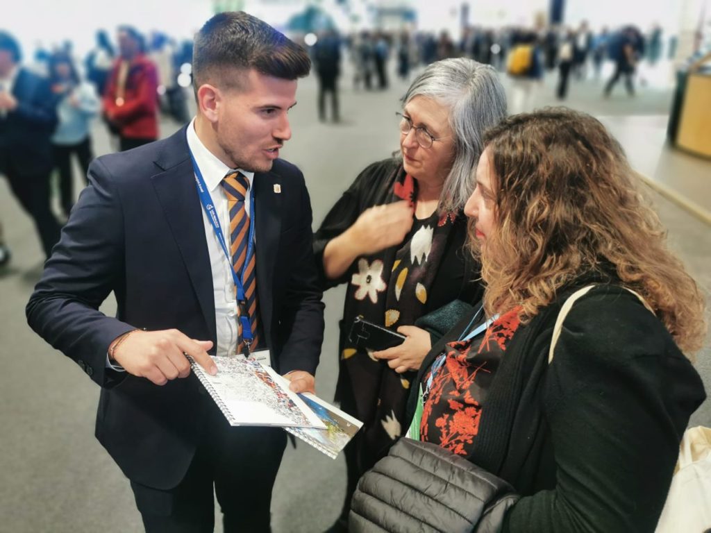 El concejal de Turismo, José David Cabrera, presente en Fitur