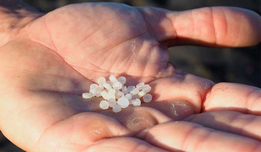 Llegan más gránulos de plástico a las costas de Tenerife y El Hierro