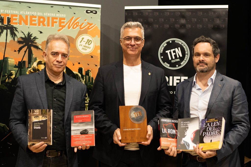 Tenerife Noir presenta las cinco novelas finalistas al Premio Ciudad de Santa Cruz de Novela Criminal 2024
