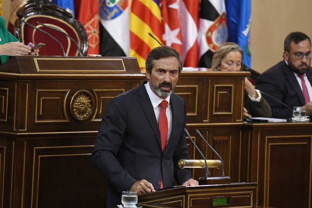 El senador en las Cortes Generales de España, Pedro Manuel Sanginés Gutiérrez