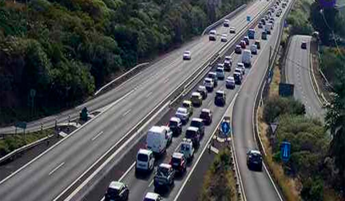 Tarde de accidentes de tráfico en Tenerife
