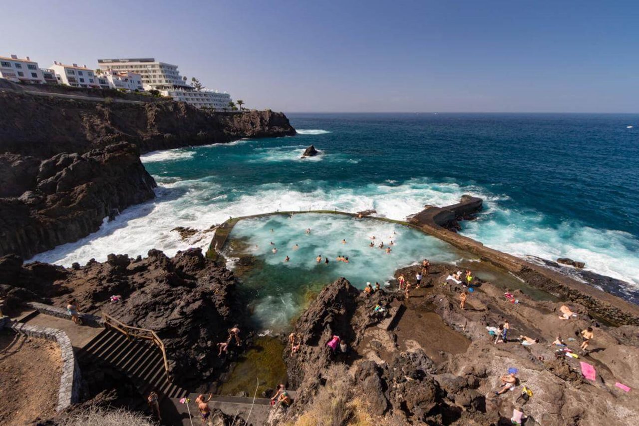 Piscina natural de Isla Cangrejo, en Santiago del Teide. | DA