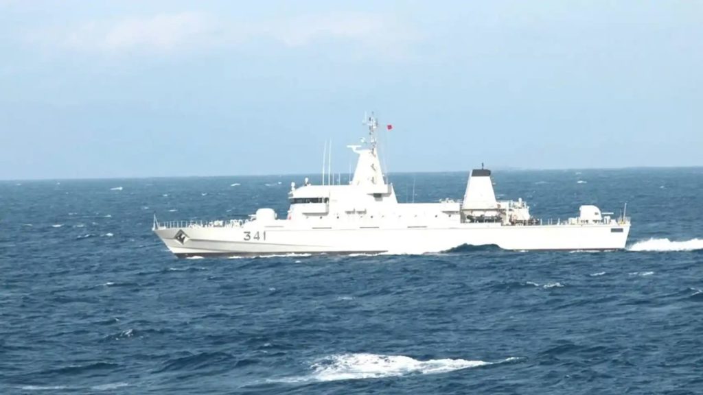 Un barco de la Marina Real de Marruecos realizando labores de guardacostas. El Español